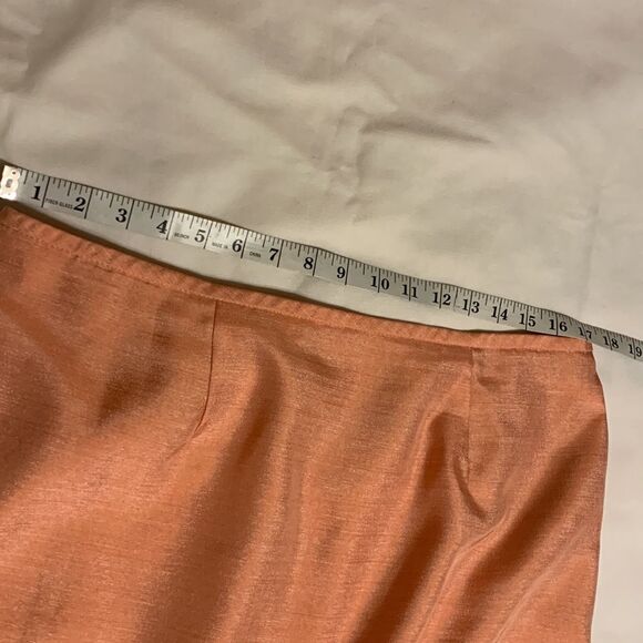 Isabella size 14 W womens two piece suit peach/orange color & polkadot top - Picture 14 of 16